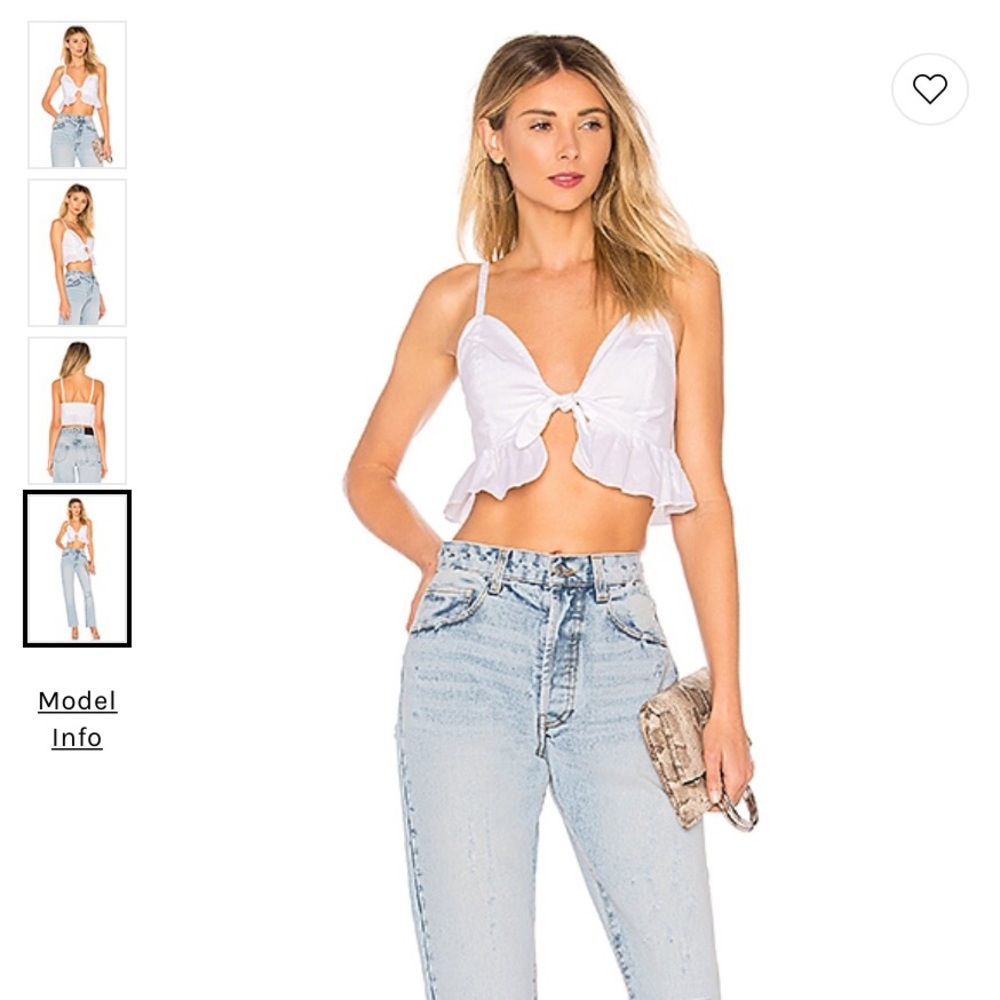 Nicole bow front top